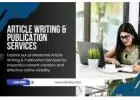 Efficient Article Writing & Publication Services