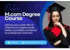 Best Online M.com Degree Course in India