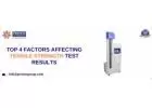 Top 4 Factors Affecting Tensile Strength Test Results