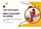 Top Online/Distance/Correspondence MBA/BBA Colleges In Jaipur