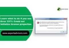 Fix QuickBooks Error 3371: Could Not Initialize License Properties