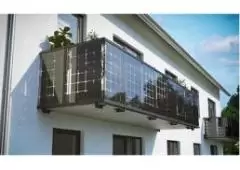 Solar panel kit for balcony