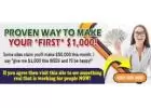 PROVEN WAY TO MAKE YOUR *FIRST* $1,000!