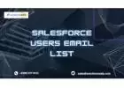 What makes the Salesforce Users Email List ideal for targeted marketing campaigns?