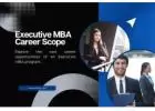 The Best Way to Executive MBA Career Scope