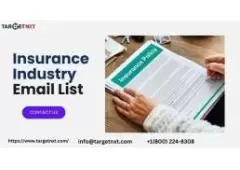 Where can I find the best insurance industry email list?