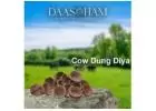 cow dung deepam