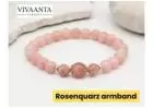 Entdecken Sie Rosenquarz-Armbänder bei Vivaanta