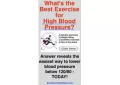 What are the 3 best exercises for high blood pressure?