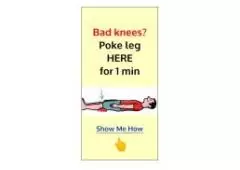 This Silences Knee Pain in just few minutes a day!