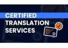 Certified Translations Services
