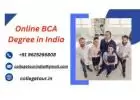 Online BCA degree in India