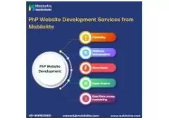  PHP Website Development Services from Mobiloitte