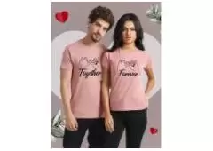 Shop Matching Couple T Shirts Online At Best Price