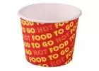 Biodegradable Paper Chip Cups, 8 Ounce (113 Grams) - Pack of 50!