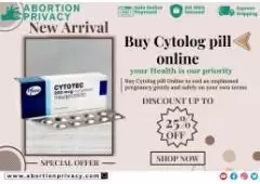 Buy Cytolog online for experience a safe and confidential abortion process
