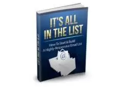 It's All In The List Digital - Ebooks