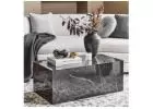 Buy Orleans Coffee Table In Black Marble Colour up to 65%off