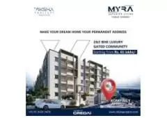 New apartments for sale in Kompally | Myra Project