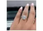 Buy Silver Diamond Ring and Diamond Earring Online | Jewllerydesign