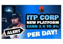 ** How to earn 2.5% per day ** $411 to $421 ** ITP Corporation Review