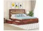 Buy Wooden King size bed - Upto 55% OFF | Jodhpuri Furniture