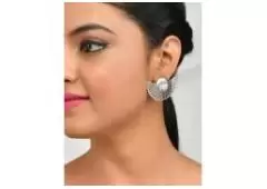 Oxidised jewellery earrings online - Zuriijewels