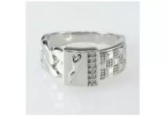 Style with Thumb Silver Ring for Men | Silverare