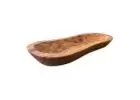 Revamp your dining zone with the exquisite handmade Olive wood bowl    