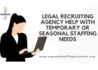 What are some red flags to watch out for when choosing legal recruiting companies?